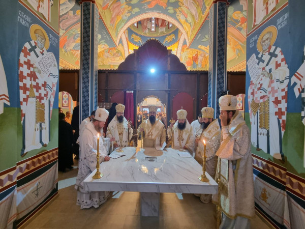 Осветување на новоизграден храм Св.Лидија Македонка